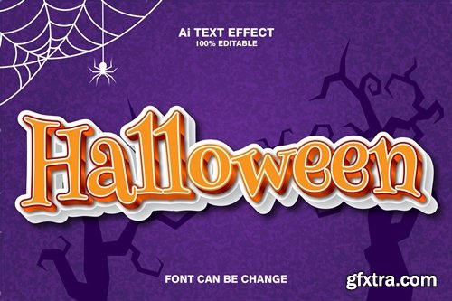 Halloween 3d Text Effect