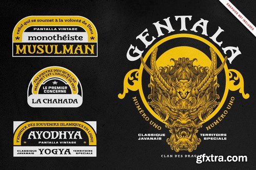 Gentala Vintage Font