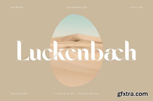 Luckenbach - Modern Serif Font