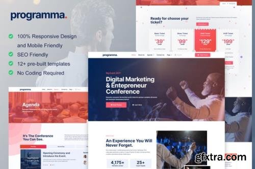 ThemeForest - Programma v1.0.0 - Event & Conference Elementor Template Kit - 34626798