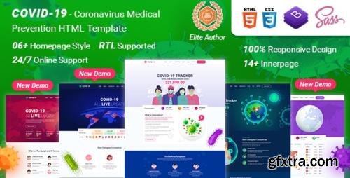 ThemeForest - Covid-19 v2.0.1 - Corona virus Medical Prevention Template - 26100356