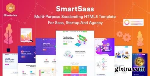 ThemeForest - SmartSaas v1.0.0 - Multi-Purpose Sass landing HTML5 Template For Startup And Agency (Update: 8 November 21) - 25555098