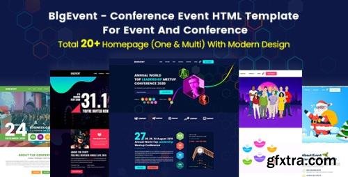 ThemeForest - BigEvent v5.0.0 - Event, Conference & Meetup HTML Template - 19551429