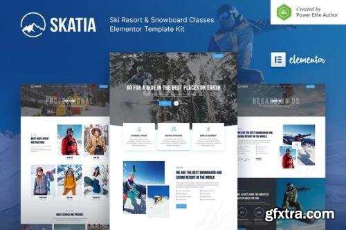 ThemeForest - Skatia v1.0.0 - Ski Resort & Snowboard Classes Elementor Template Kit - 34637946