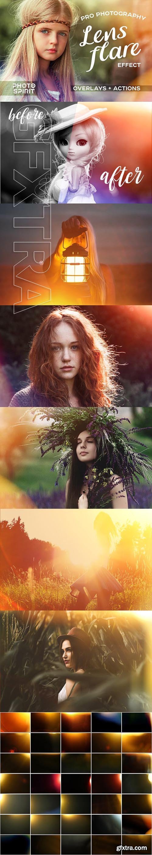 CreativeMarket - Pro Photography Lens Flare Overlays 1903674