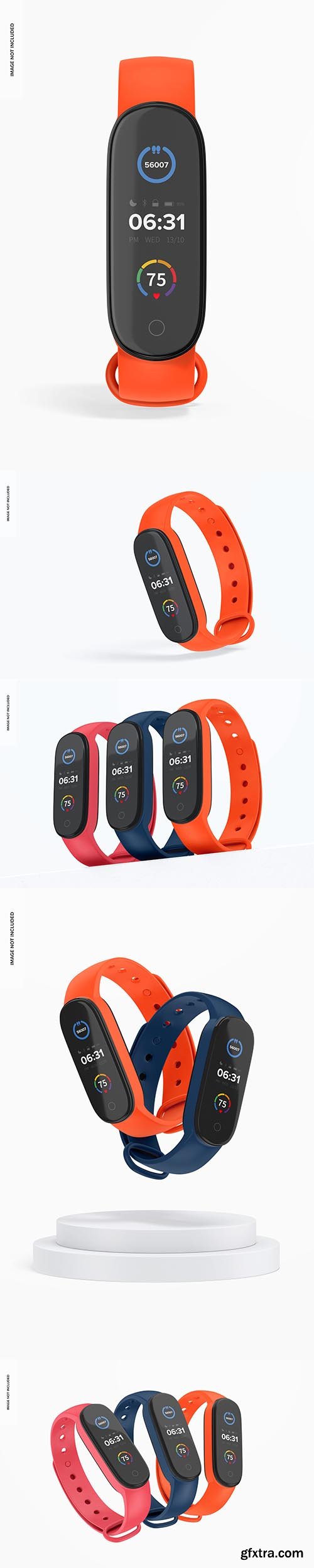 Xiaomi mi bands 5 mockup