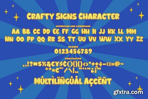 Crafty Signs a Playful Sign Font