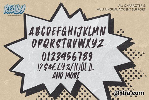 Really - All Caps Hand Drawn Typeface