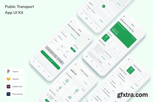 Public Transport App UI Kit