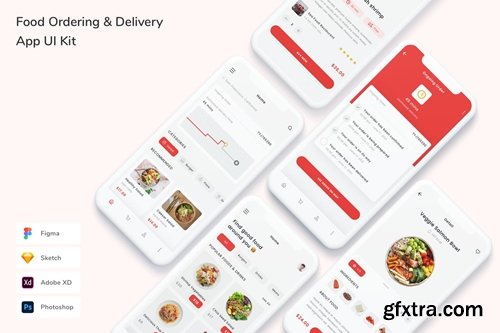 Food Ordering & Delivery App UI Kit