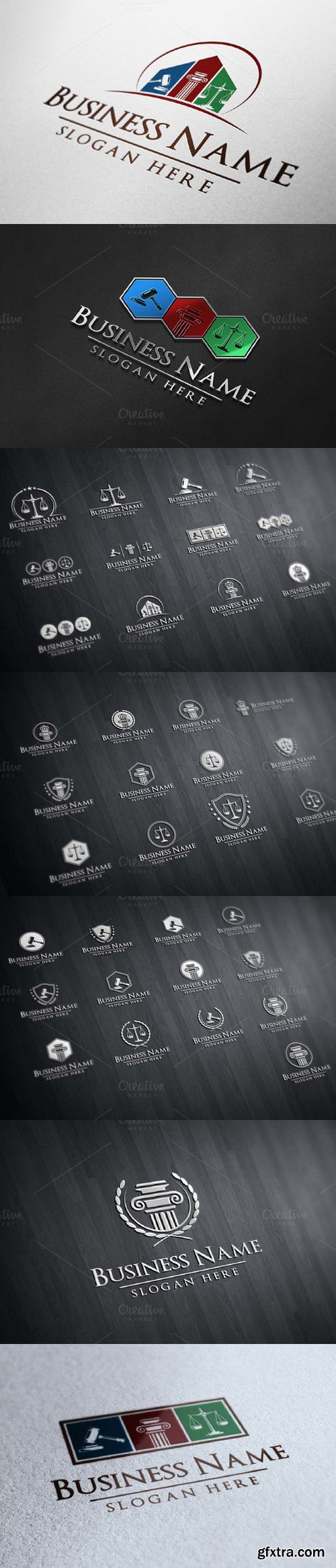 37 legal logos bundle