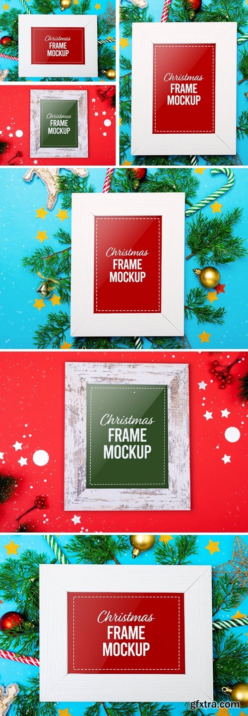 Christmas Frame Mockup Set