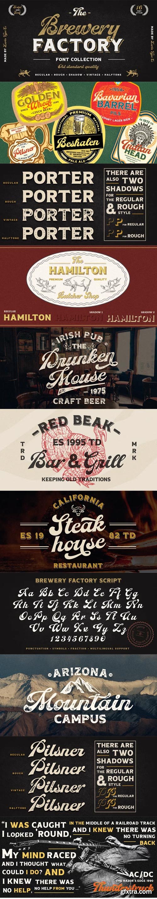 Brewery Factory Font Family