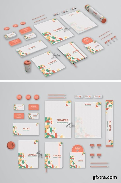 Shapes - Branding Stationary Mockup