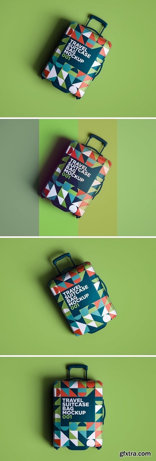 Travel Suitcase Bag Mockup 001