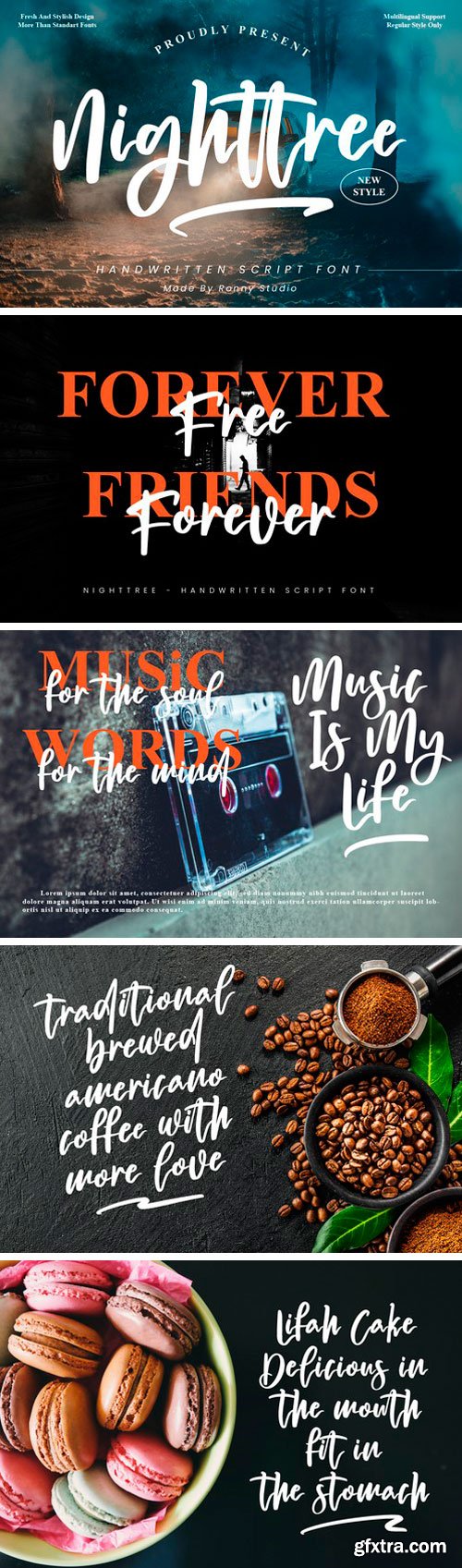 Nightree Script Font