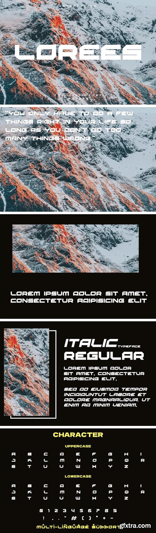 Lorees Display Font