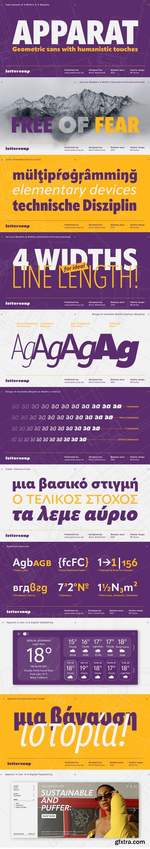 Apparat Font Family