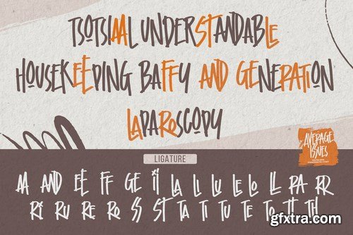 Average Issues - Modern Handmade Font