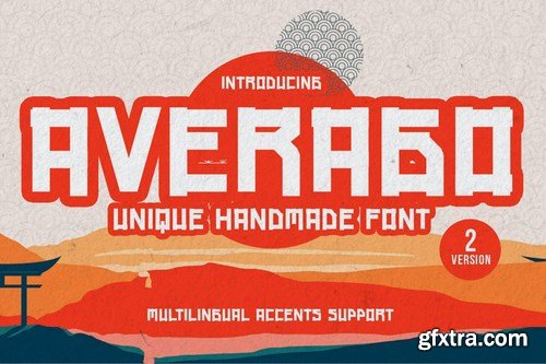 Averago - Unique Handmade Font