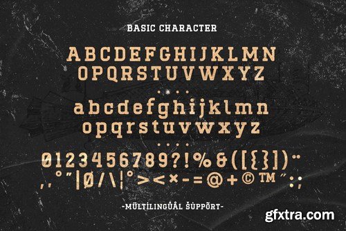 Ranmor - Vintage Slab Font