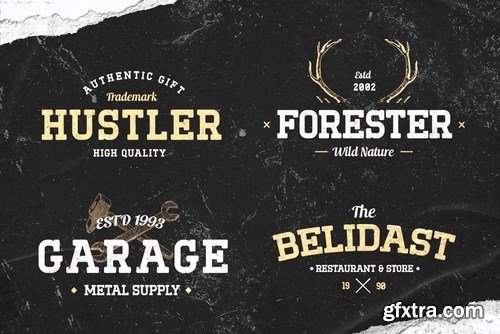 Ranmor - Vintage Slab Font