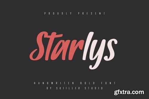 Starlys - Bold Handwritten Font