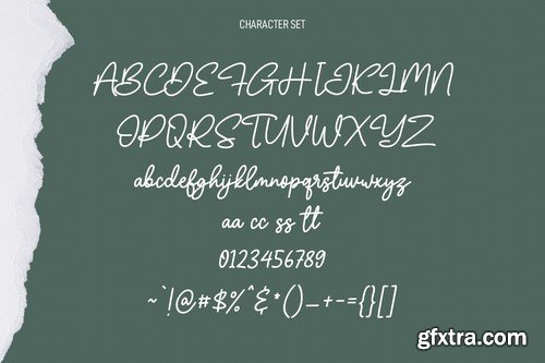 Olliverya Monoline Script Font