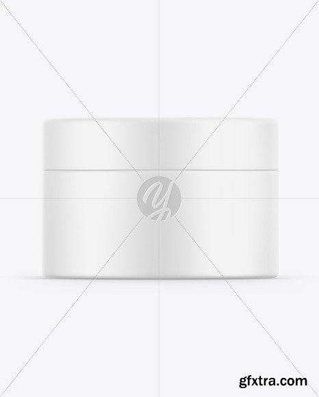 Matte Cosmetic Jar Mockup 86910