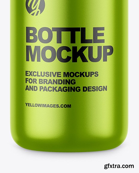 Metallic Bottle Mockup 91943