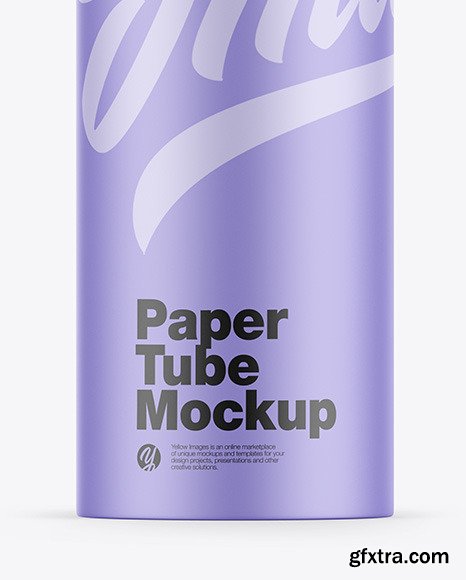 Matte Paper Tube Mockup 87584