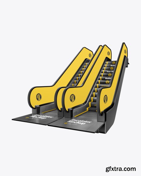 Double Escalator Mockup 88035