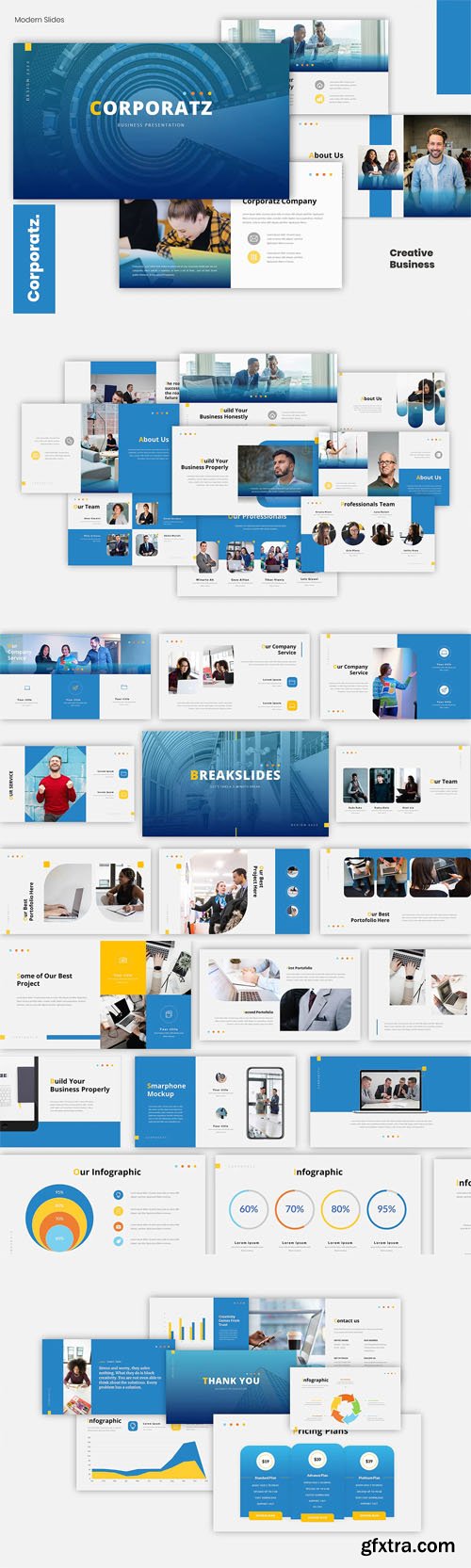 Corporatz - Minimal PowerPoint Business Presentation Template