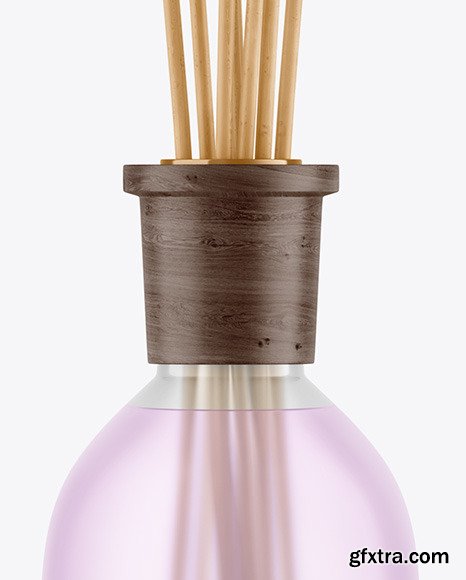 Frosted Diffuser Bottle Mockup 85476