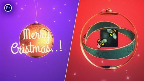 Videohive - Merry Christmas Ball Logo - 34743908 - 34743908