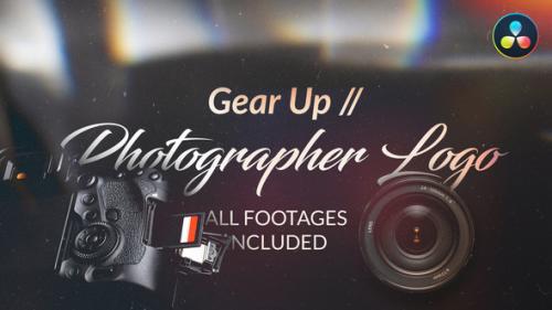 Videohive - Gear Up // Photographer Logo | For DaVinci Resolve - 34767314 - 34767314