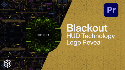 Videohive - Blackout - HUD Technology Logo Reveal - 34769553 - 34769553