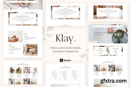 ThemeForest - Klay v1.0.0 - Pottery and Ceramics Studio Elementor Template Kit - 34613261