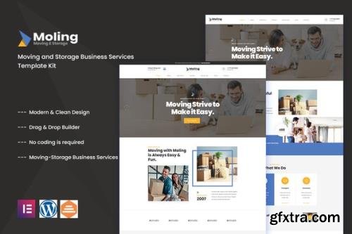 ThemeForest - Moling v1.0.0 - Moving and Storage Business Services Template Kit - 34634709