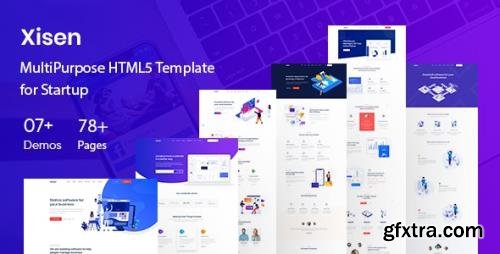 ThemeForest - Xisen v1.0 - Creative HTML5 Template for Saas, Startup & Agency - 25024412