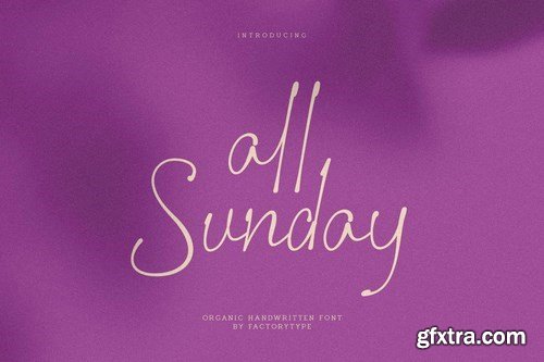 All Sunday Font