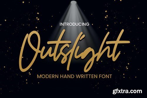 Outslight - Modern Hand Written Font