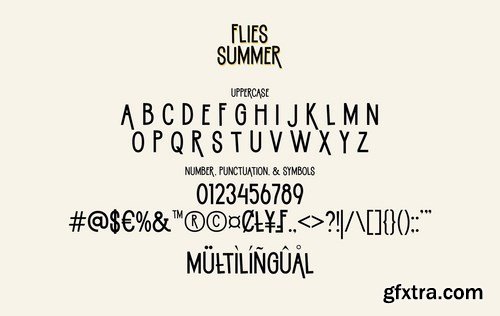 FLIES SUMMER Font