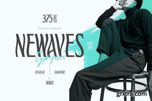 Newaves (Signature) - Font Duo