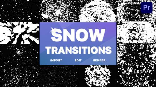 Videohive - Snow Transitions | Premiere Pro MOGRT - 34741894 - 34741894