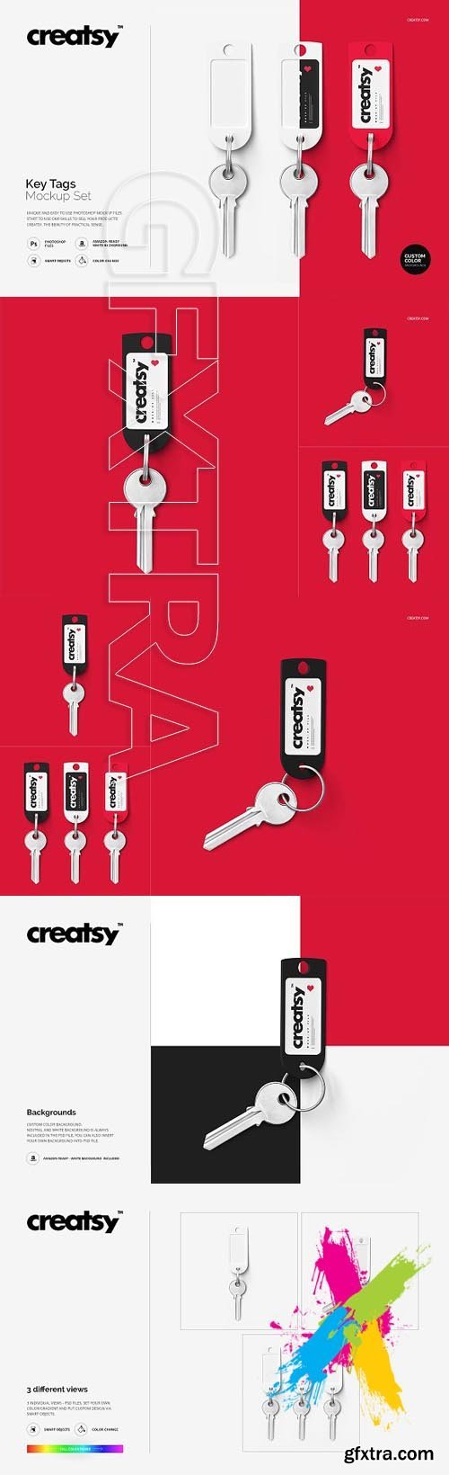 Key Tags Mockup Set