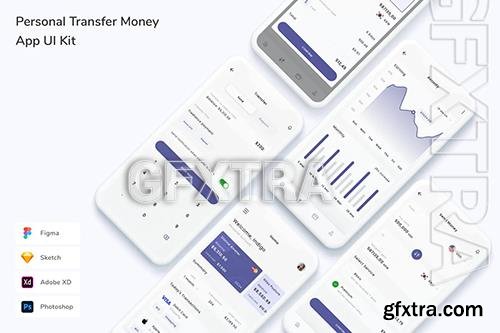 Personal Transfer Money App UI Kit 47BLYSF