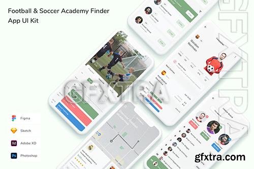 Football & Soccer Academy Finder App UI Kit EU5PADZ