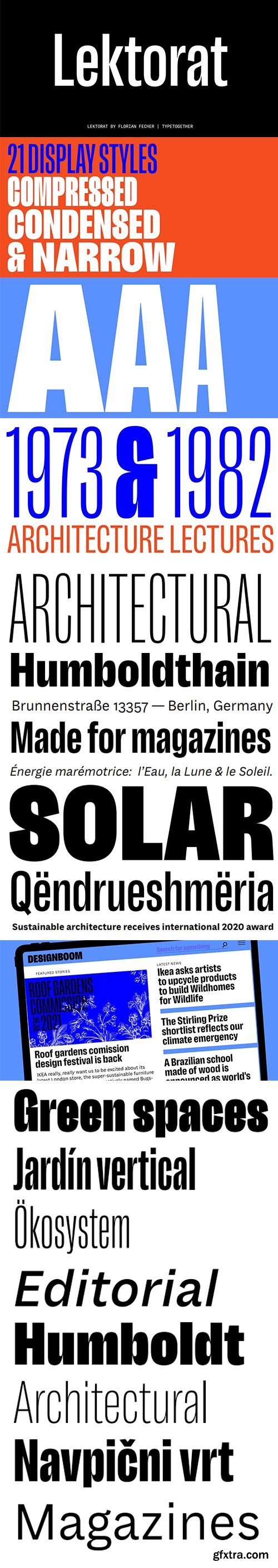 Lektorat Font Family