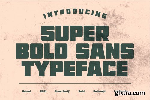 Guisol Bold Sans